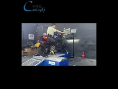Dinamómetro de motocicleta de dos ruedas para evaluar el rendimiento de los motores de motocicleta