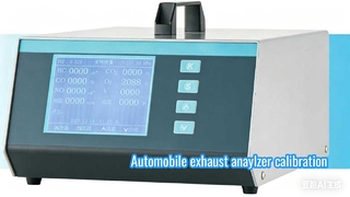 Calibración del analizador de gases de emisión MKA-502