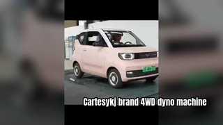 Cartesykj marca 4WD vehículo chasis dinamómetro caballo máquina de potencia coche dyno distancia entre ejes ajustable