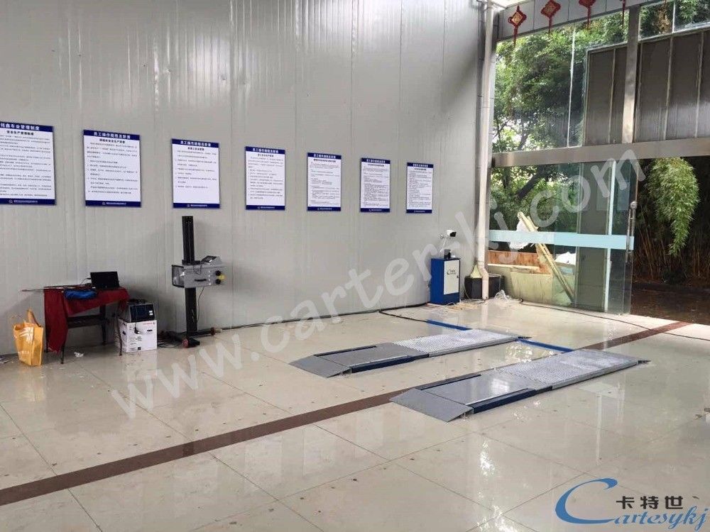 Línea de prueba de placa ultra plana de 220 V para pruebas de carga de frenos de automóviles y deslizamiento lateral