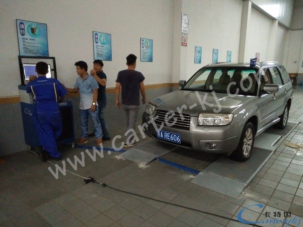 Línea de prueba de placa ultra plana de 220 V para pruebas de carga de frenos de automóviles y deslizamiento lateral