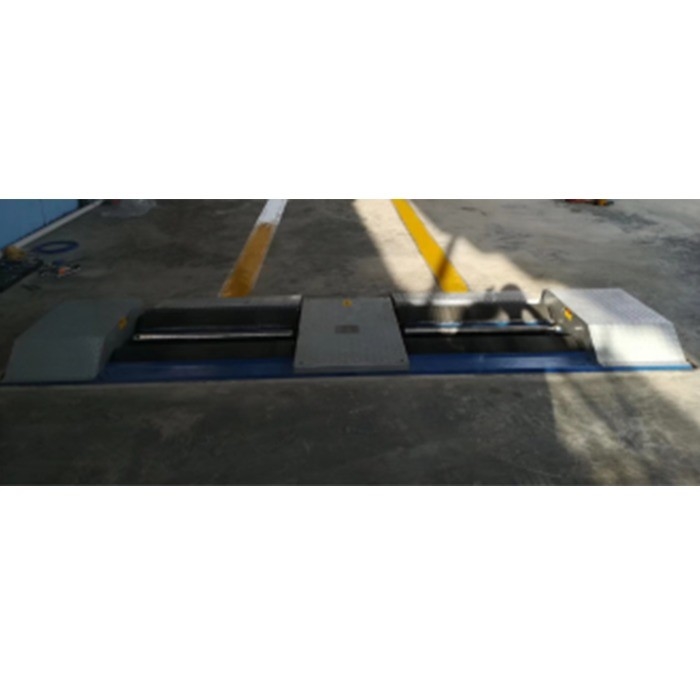 Cartesykj Equipo de inspección de vehículos Probador de frenos de rodillos 4T Probador de fuerza opuesta de frenos de rodillos con ensayo de frenos de carga de eje