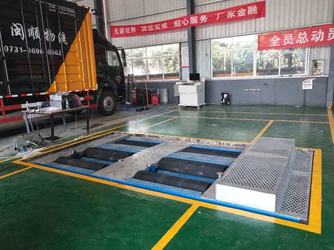 CTDCG-14 Vehículo de tres ejes y seis rodillos Chasis Dinamómetro Automotriz Dyno Máquina de potencia de caballos