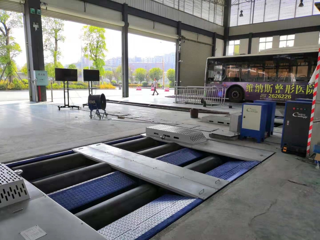CTDCG-14 Vehículo de tres ejes y seis rodillos Chasis Dinamómetro Automotriz Dyno Máquina de potencia de caballos