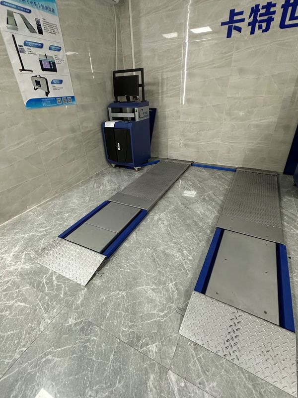 Equipo de inspección de vehículos de la línea de prueba de automóviles prueba la fuerza de frenado 4CTPB-3-4 Probador de frenos de placa ultraplana