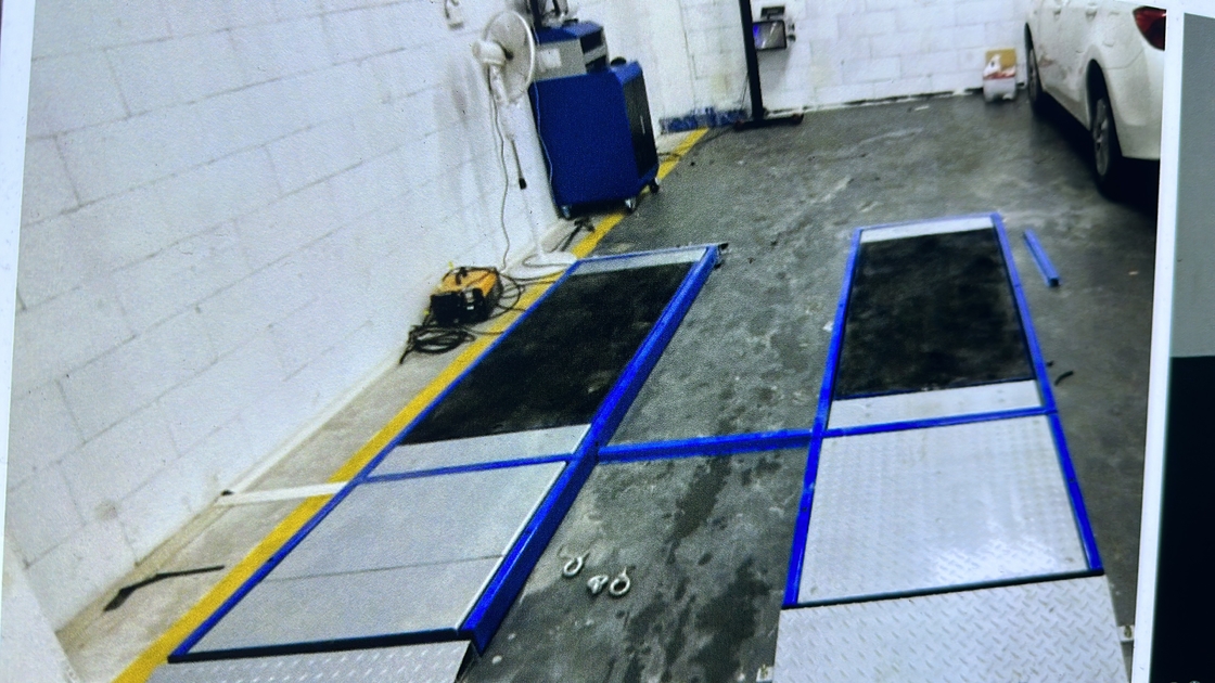 2CTPBH-10 Tester de frenos de placa ultra planaLínea de prueba de automóviles para camiones Prueba de la fuerza de freno