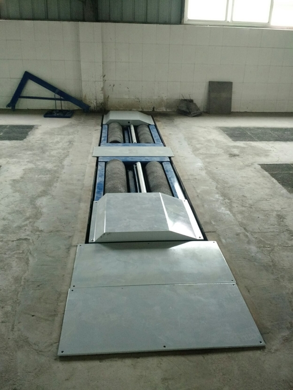 Prueba de fuerzas de freno de rodillos de automóviles Tipo con carga sobre el eje CTFZ-10B Instalación 10T Prueba de freno de vehículo Vlt