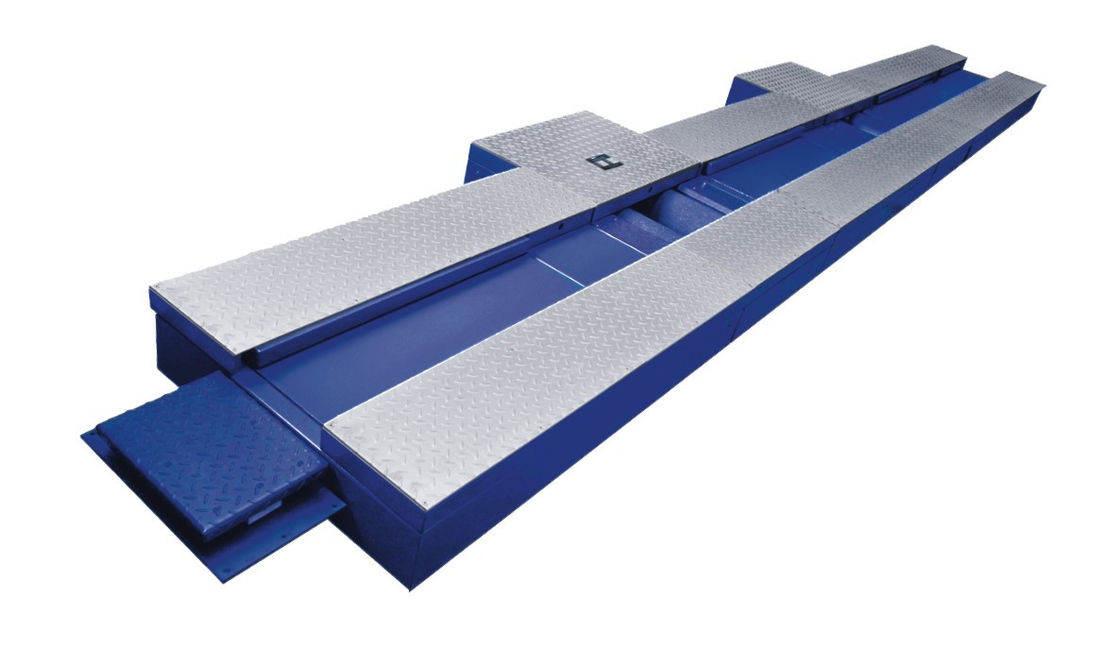 Cartesykj Banco de pruebas centralizado para motocicletas de dos ruedas Línea de pruebas para motocicletas Equipos de inspección de vehículos 750 kg de capacidad