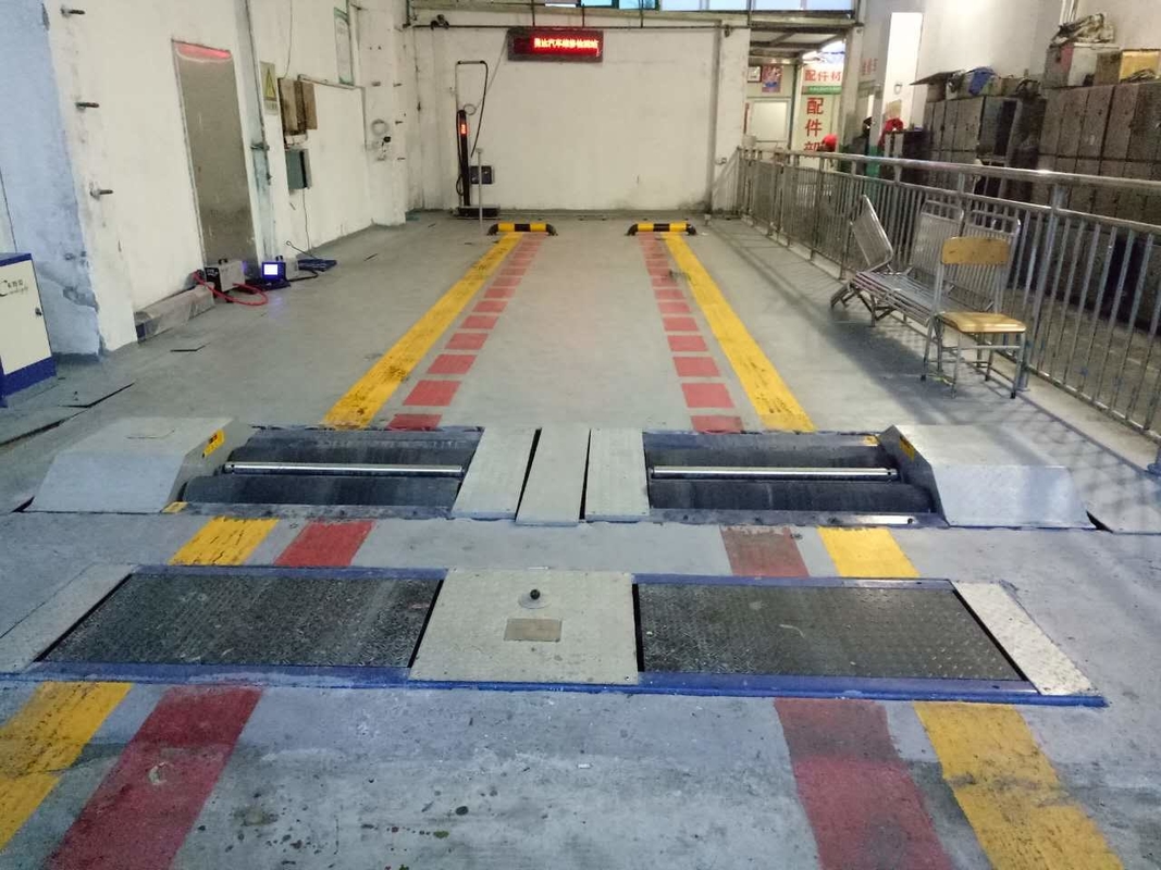 Dos examinadores CT-EWR Instalación de inspección de vehículos automotores de nivel 2 Línea de ensayo de mantenimiento y seguridad