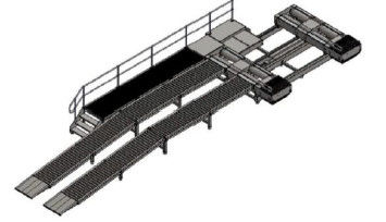 CTDCG-15 Automóvil Tres ejes seis rodillos Vehículo Chasis Dinamómetro Dinamómetro de caballos de fuerza