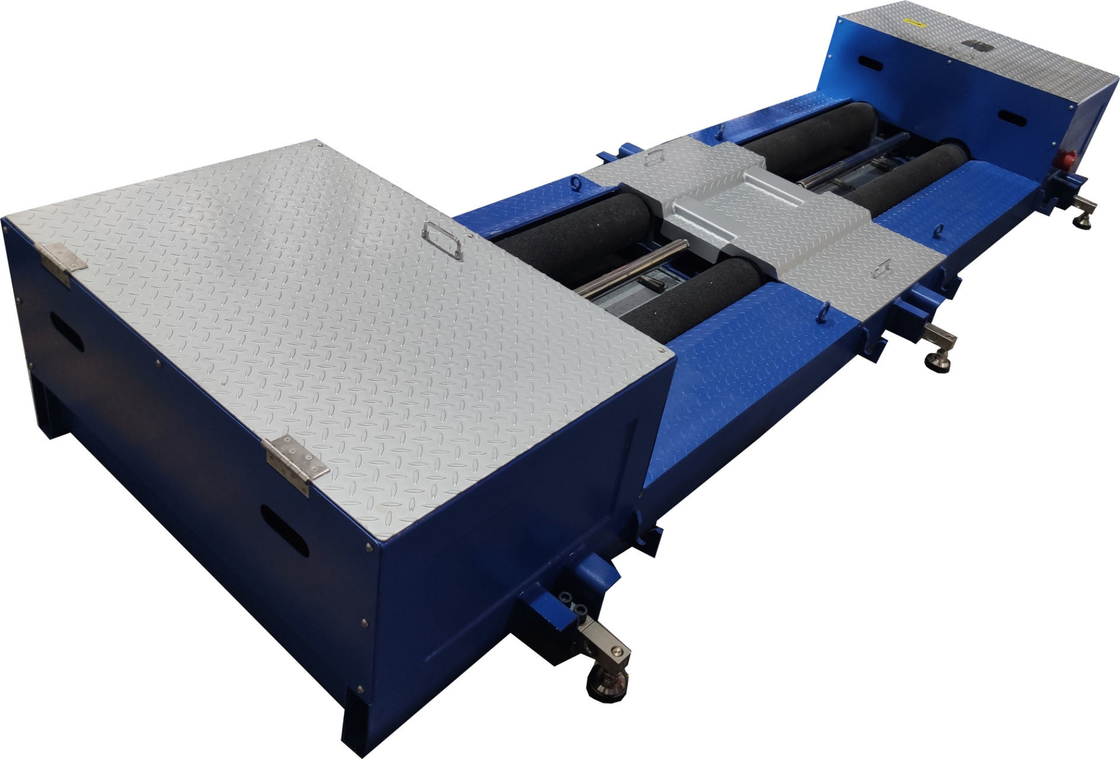 Cartesykj Tester de frenos de rodillos con elevador de bolsas de aire de carga del eje para automóviles de 4000 kg Línea de prueba del vehículo Equipo de inspección anual del automóvil