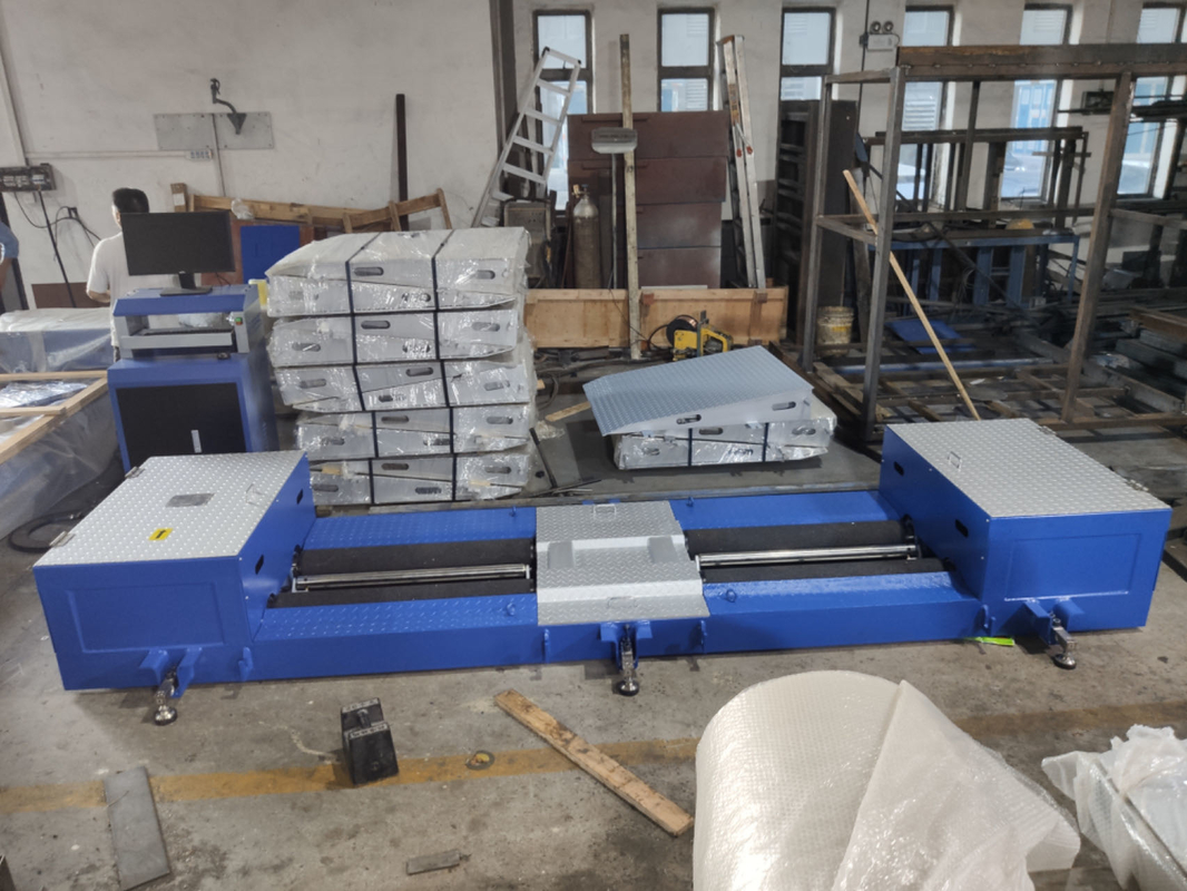 CTZD-9500M 15T Roller Mobile Brake Tester Bench Roller portátil y transportable para camiones