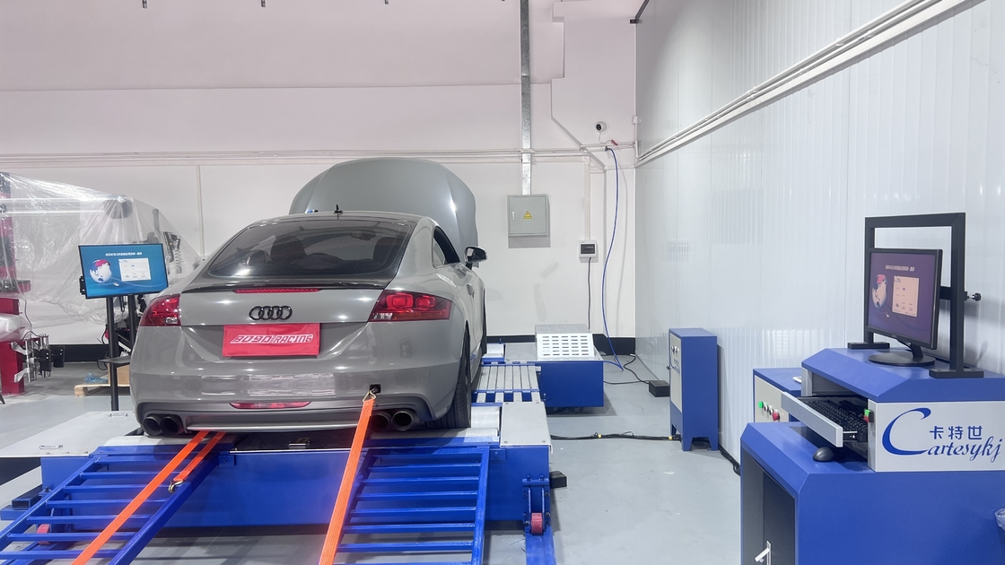 Línea de prueba de vehículos automotores CTDCG-3-4WDA Chasis del vehículo Dinamómetro máquina de caballos de fuerza