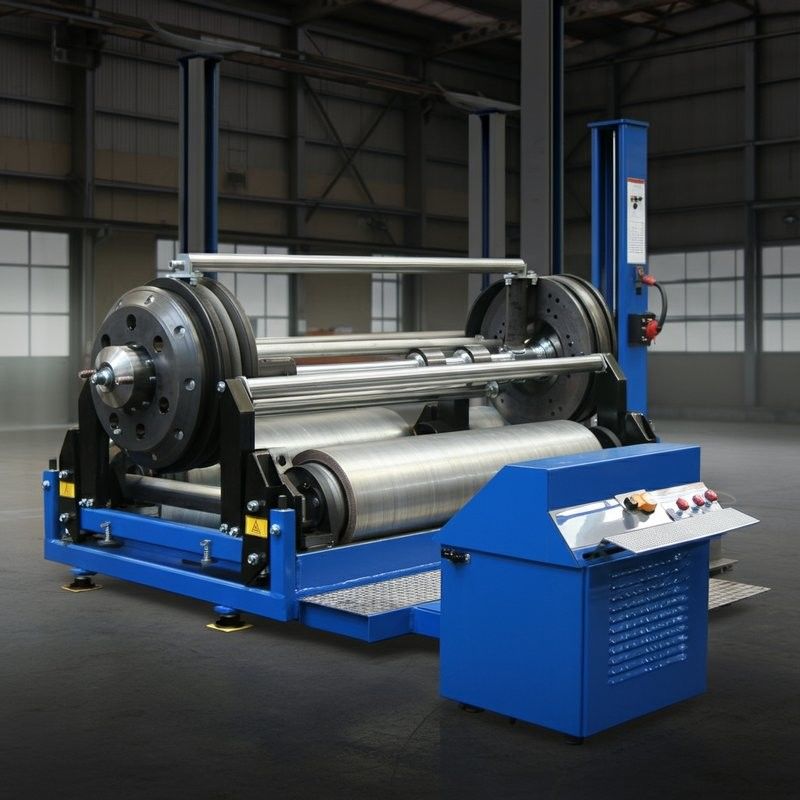 Prueba de frenos de rodillos de camiones móviles portátiles para vehículos de cuatro ruedas 10T de capacidad Línea de prueba de vehículos Equipos de inspección de vehículos