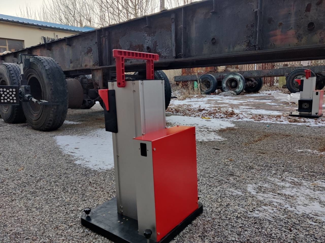 Cartesykj Alineación de ruedas 3D móvil portátil para automóviles y camiones 3 tecnología de cámara