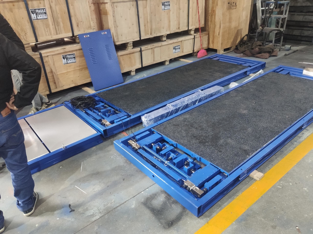 Cartesykj Pruebador de frenos planos de lujo 13T Equipo de inspección del vehículo Carril de prueba del vehículo 2CTHPB-13