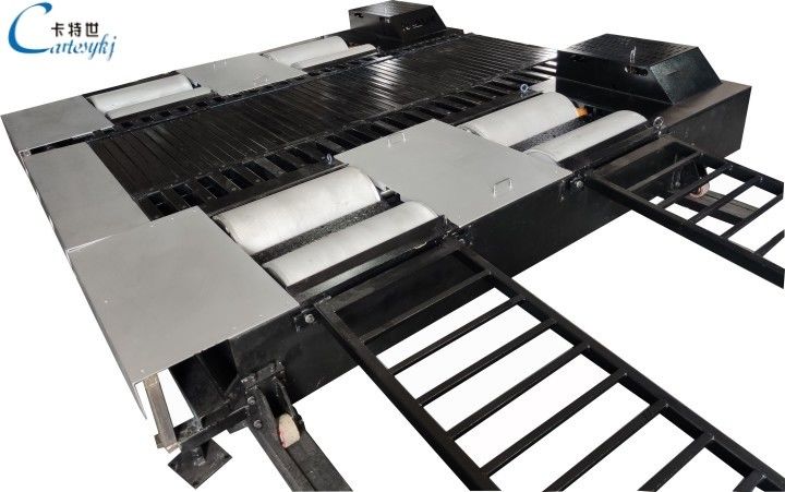 Cartesykj 4WD Máquina de potencia de caballos Performance de potencia automotriz y chasis Dinamómetro Máquina 2000hp 2 corrientes de redondo distancia entre ejes ajustable