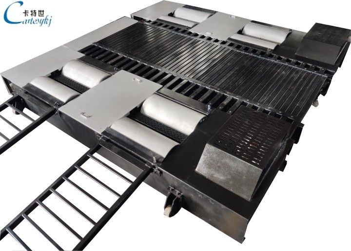 Cartesykj 4WD Máquina de potencia de caballos Performance de potencia automotriz y chasis Dinamómetro Máquina 2000hp 2 corrientes de redondo distancia entre ejes ajustable