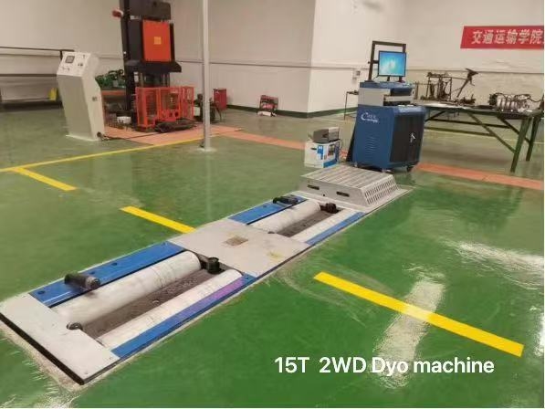 13t Carga CTDCG-13 Chasis del vehículo Dinamómetro del vehículo Dinamómetro del vehículo Línea de ensayo para las emisiones y el consumo de combustible