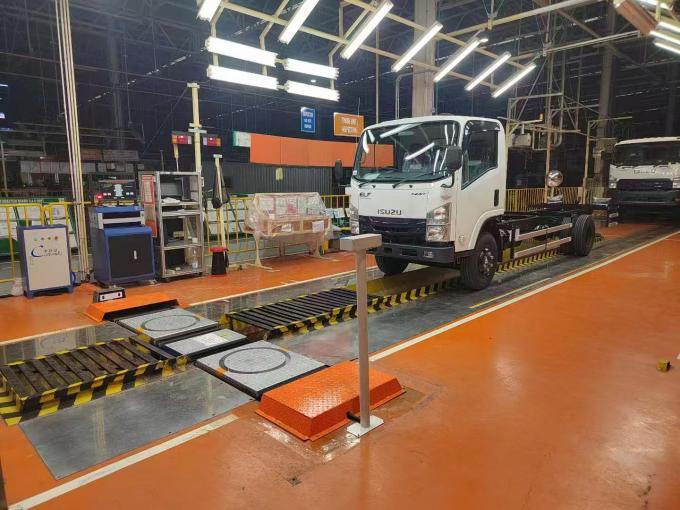 CTZJ - 10 Probador de ángulo de dirección del vehículo Equipo de inspección del vehículo para camiones y automóviles con sistema de control industrial