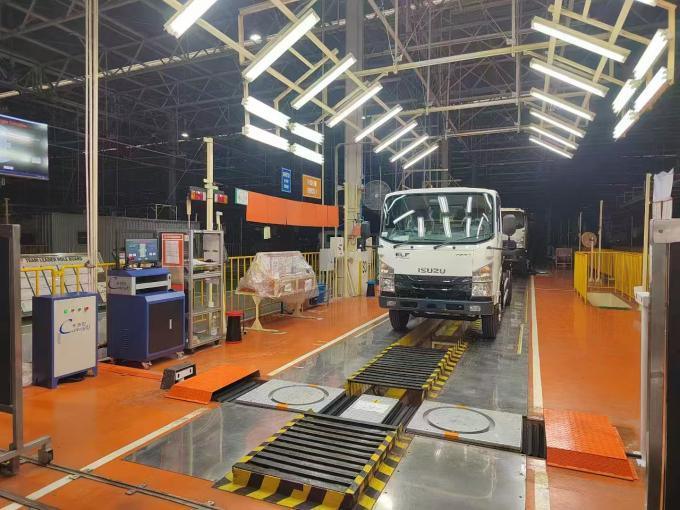 CTZJ - 10 Probador de ángulo de dirección del vehículo Equipo de inspección del vehículo para camiones y automóviles con sistema de control industrial