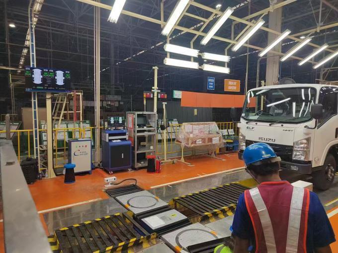 CTZJ - 10 Probador de ángulo de dirección del vehículo Equipo de inspección del vehículo para camiones y automóviles con sistema de control industrial