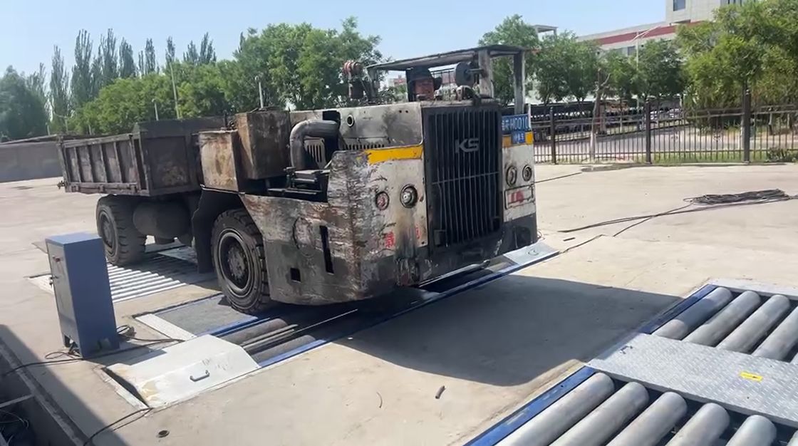 Cartesy Pneumati CTZG-15 Roller libre para el equipo de inspección de vehículos con capacidad de 15T, resistente a la corrosión y bloqueo neumático