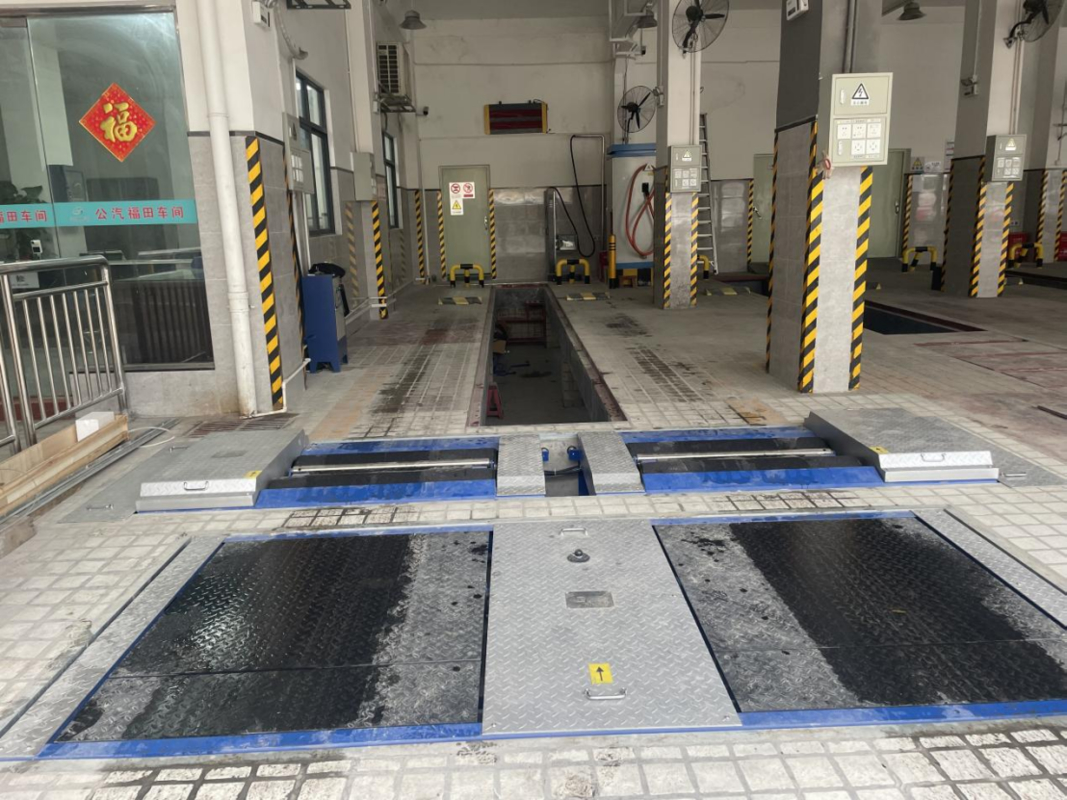 Equipo de inspección del vehículo CTFZ-15JZ Probador de frenos de rodillo de fuerzas opuestas Tipo Probador de frenos de automóvil con elevador