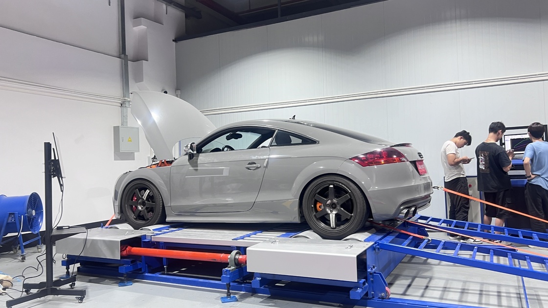 CTDCG-3-4WD 4WD Vehículo de prueba del vehículo del vehículo del chasis Dinamómetro máquina de potencia de caballos una corriente de remolino 1000hp un rodillo libre