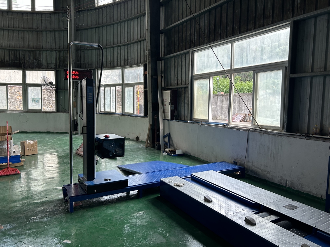 Cartesykj Banco de pruebas centralizado para motocicletas de dos ruedas Línea de pruebas para motocicletas Equipos de inspección de vehículos 750 kg de capacidad