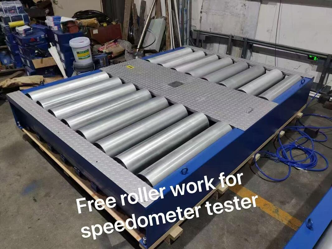 Cartesy Pneumati CTZG-15 Roller libre para el equipo de inspección de vehículos con capacidad de 15T, resistente a la corrosión y bloqueo neumático
