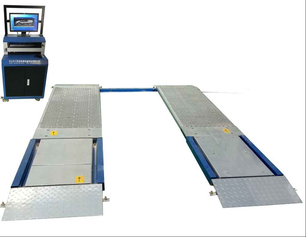 Prueba de frenos de placa ultra plana de 4T de capacidad para camión con 10000 kg de peso máximo del eje