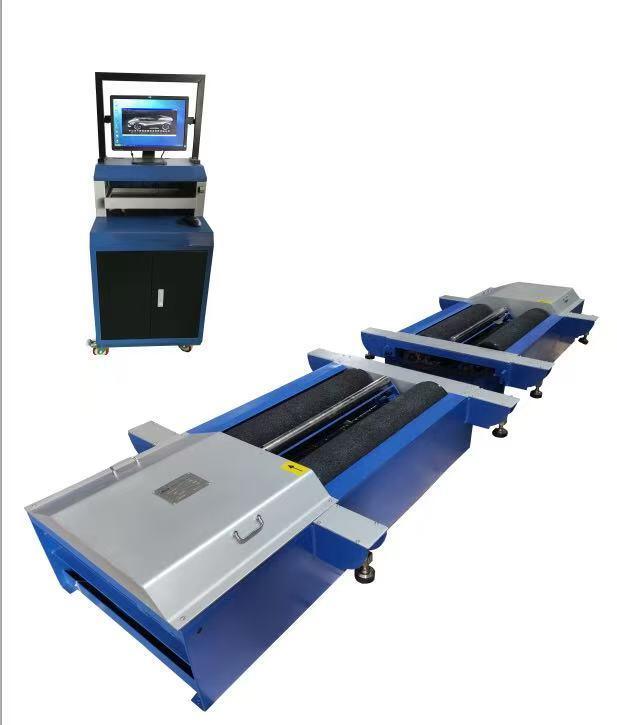 Pruebador de frenos de rodillos de la marca Cartesykj CTFZ-13B Pruebador de fuerzas opuestas con ajuste de carga del eje 15T Rodillos de frenos de vehículos