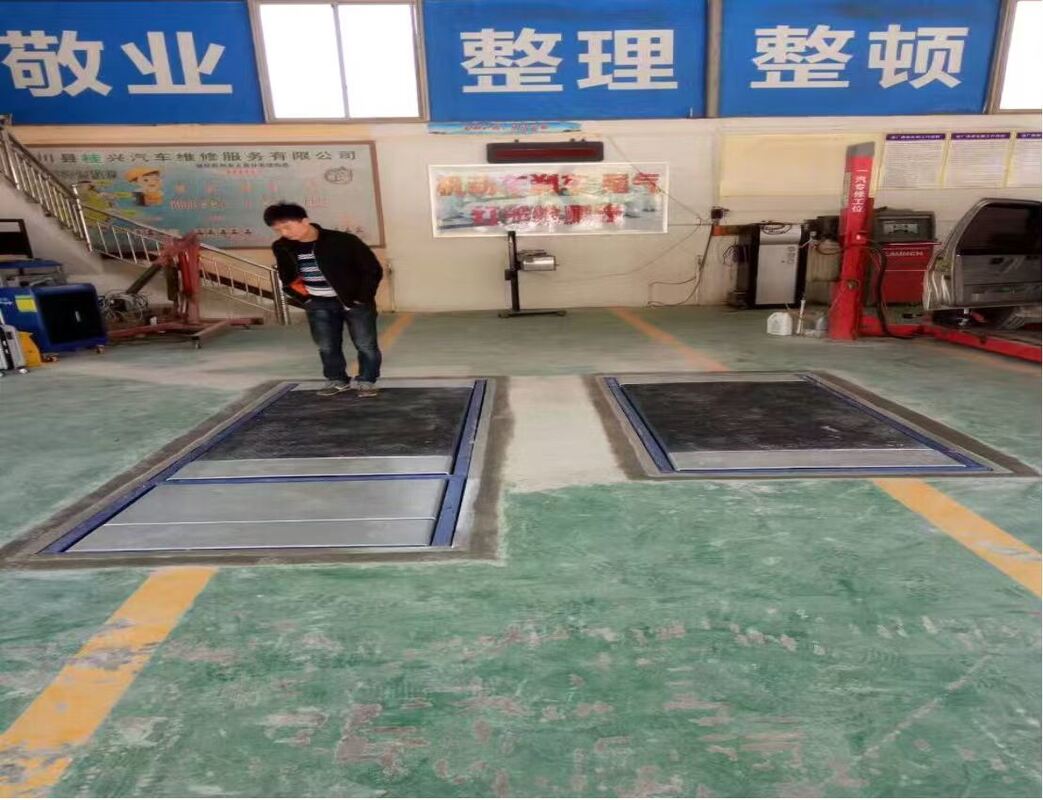 Cartesykj Probador de frenos plano de lujo 3T 10T 15T Equipo de inspección de vehículos carril de prueba de vehículos 2CTHPB-13 con probador de frenos de carga de eje de suspensión de deslizamiento lateral