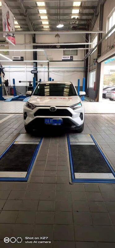 Cartesykj Probador de frenos plano de lujo 3T 10T 15T Equipo de inspección de vehículos carril de prueba de vehículos 2CTHPB-13 con probador de frenos de carga de eje de suspensión de deslizamiento lateral