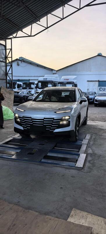 Probador de frenos de rodillos 5 en 1 marca Cartesy Kenia con carga de eje de 4000 kg, velocímetro, probador de suspensión