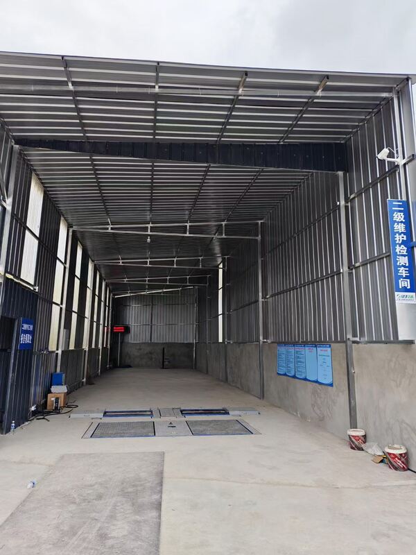 Carril de prueba de camiones Cartesy para taller de reparación Probador de frenos de rodillos para automóviles Fuerzas con carga por eje Placas duales Probador de deslizamiento lateral Capacidad 10T