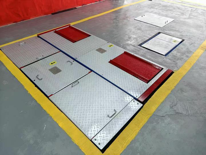 CTGT-3-4 Línea de ensayo del vehículo de rodillos 4 en 1 Probador de frenos de rodillos con carga sobre el eje Probador de deslizamiento lateral de placa única Probador de suspensión Probador de absorción de golpes y amortiguación