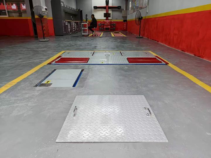 CTGT-3-4 Línea de ensayo del vehículo de rodillos 4 en 1 Probador de frenos de rodillos con carga sobre el eje Probador de deslizamiento lateral de placa única Probador de suspensión Probador de absorción de golpes y amortiguación