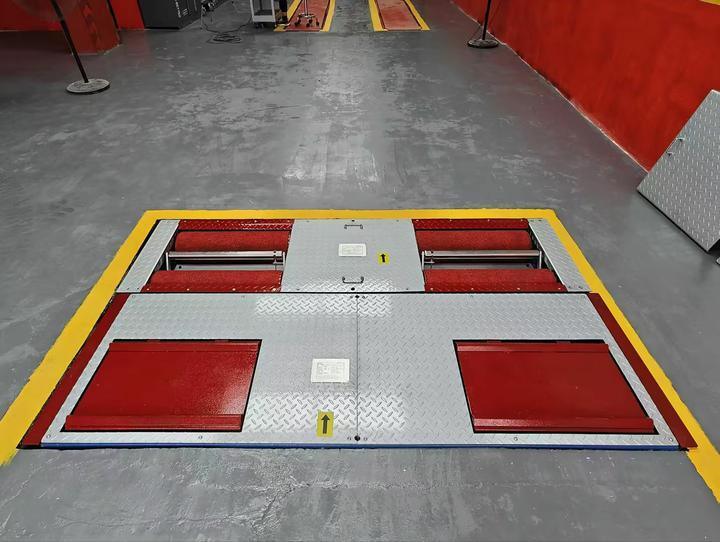 CTGT-3-4 Línea de ensayo del vehículo de rodillos 4 en 1 Probador de frenos de rodillos con carga sobre el eje Probador de deslizamiento lateral de placa única Probador de suspensión Probador de absorción de golpes y amortiguación
