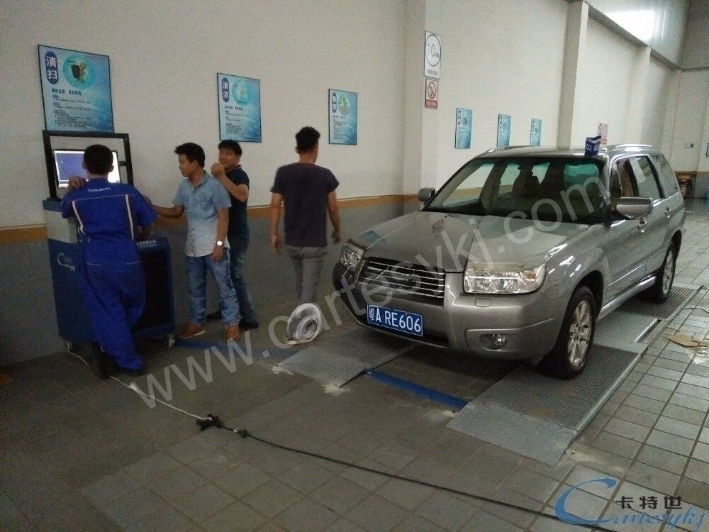 Línea de prueba de placa ultra plana de 220 V para pruebas de carga de frenos de automóviles y deslizamiento lateral