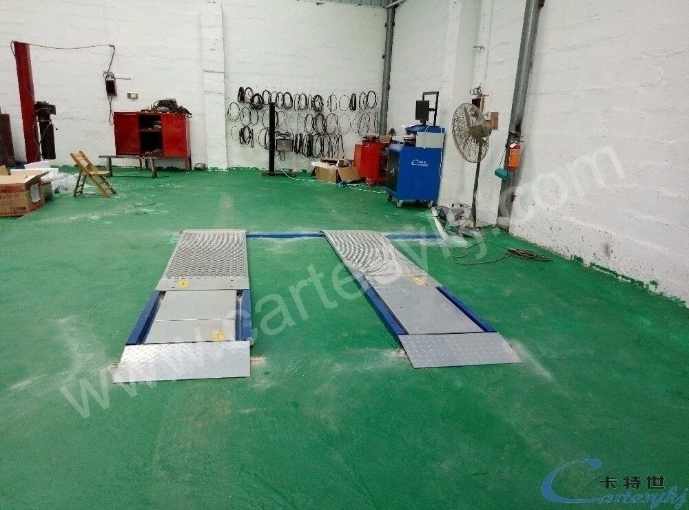 Línea de prueba de placa ultra plana de 220 V para pruebas de carga de frenos de automóviles y deslizamiento lateral