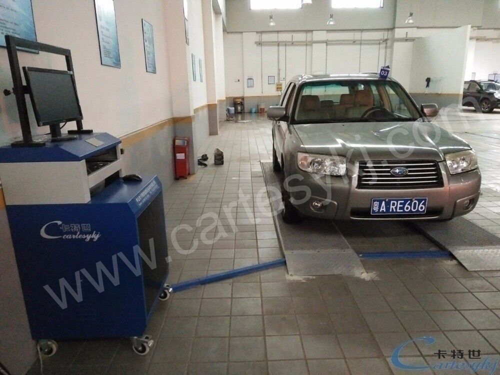 Línea de prueba de placa ultra plana de 220 V para pruebas de carga de frenos de automóviles y deslizamiento lateral