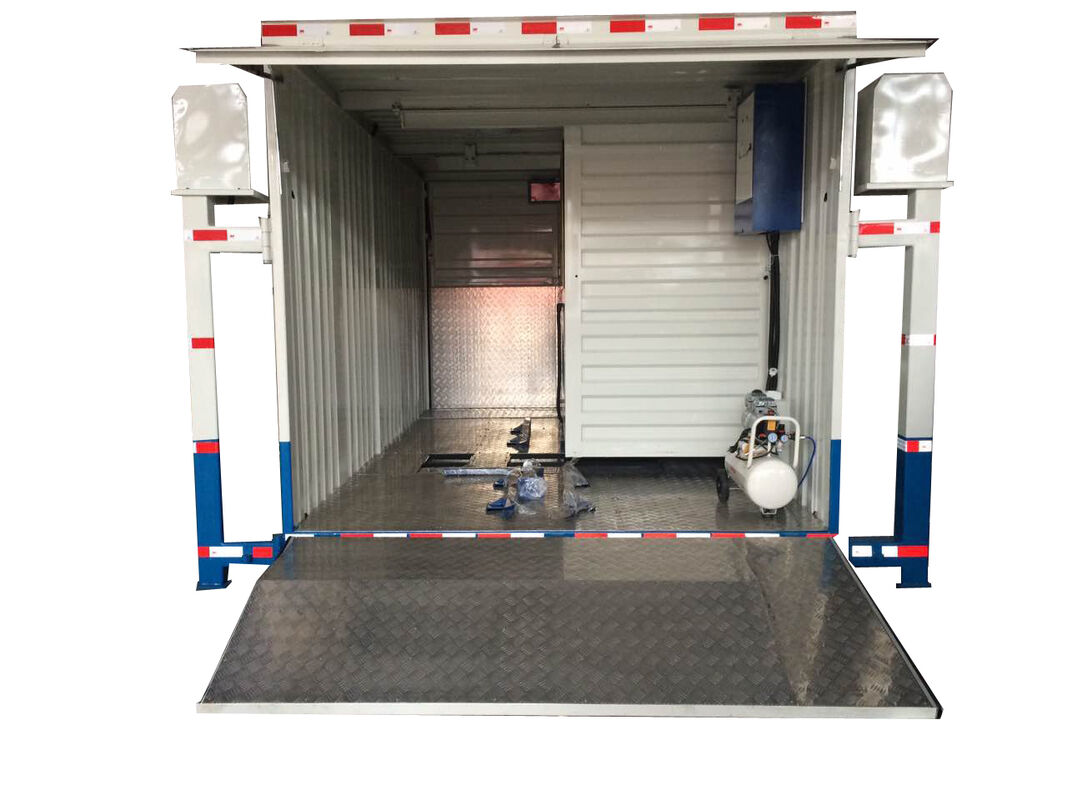 Línea de prueba móvil para motocicletas Cartesykj Línea de prueba de seguridad Estación de prueba móvil CTMYJ-750B de carga de 700 kg