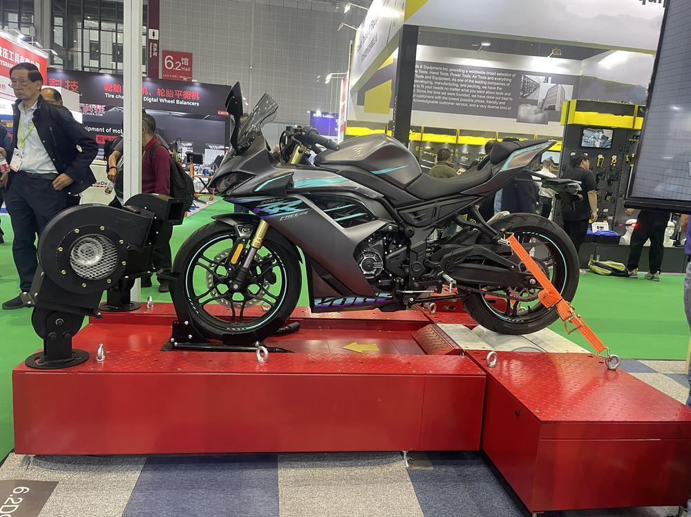 2 ruedas Motocicleta Chasis probador del dinamómetro probador del velocímetro probador del freno de rodillos probador del banco de pruebas integrado