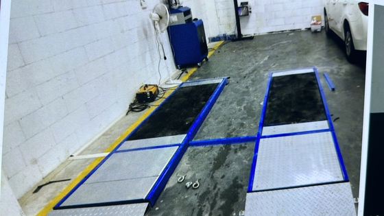 2CTPBH-10 Tester de frenos de placa ultra planaLínea de prueba de automóviles para camiones Prueba de la fuerza de freno
