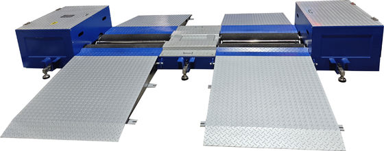 CTZD-2500M Probador portátil de frenos de rodillos móviles para camiones para equipos de inspección de líneas de prueba de vehículos 3T