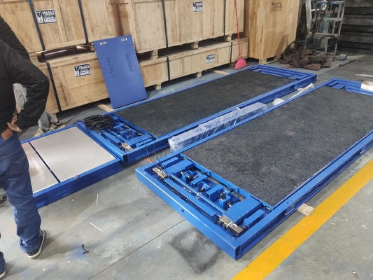 Cartesykj Pruebador de frenos planos de lujo 13T Equipo de inspección del vehículo Carril de prueba del vehículo 2CTHPB-13